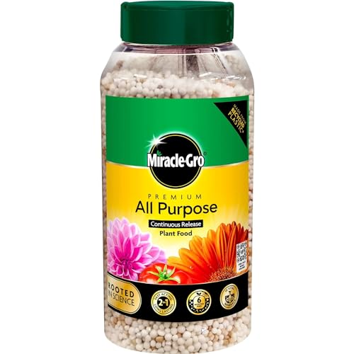 AMK® Miracle Gro All Purpose Continuous Release Premium Fast Acting Plant Food 900g Feed Fertiliser Jar