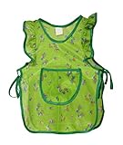 am Arm mit Rüsche Kinderschürze Dederon Malschürze Schürze backen essen, Größe:86/92, Modell:Modell 6