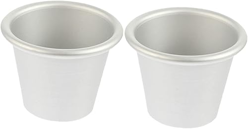 HOMSFOU Molde para pastel de gelatina, molde para pudín para tartas, mini moldes para cupcakes, molde para tarta de gelatina, 2 uds