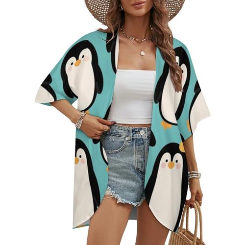 2025 Women's Girls Summer Cardigan Open Front Short Sleeve Cover Ups