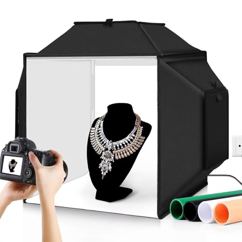 Light Box portátil para estudio fotográfico 16x16 pulgadas miniatura 1