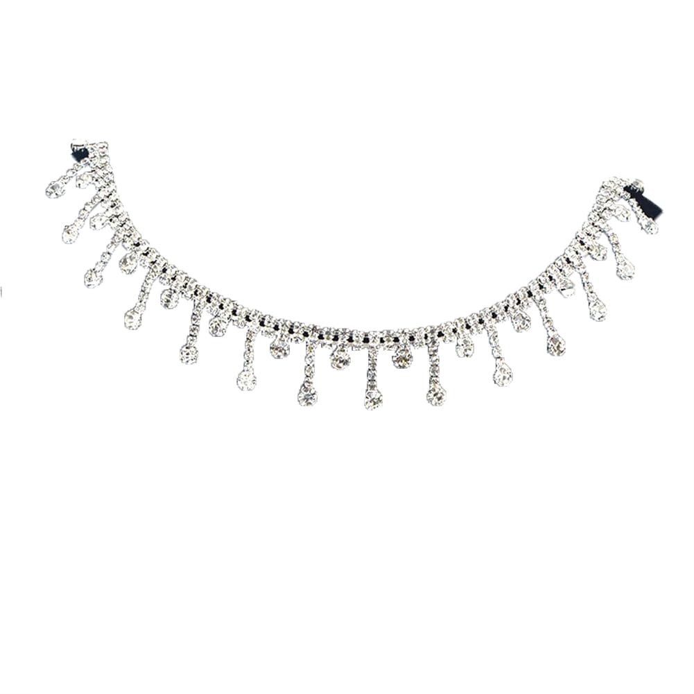 Strass à franges en cristal de verre pour réparer et embellir une robe