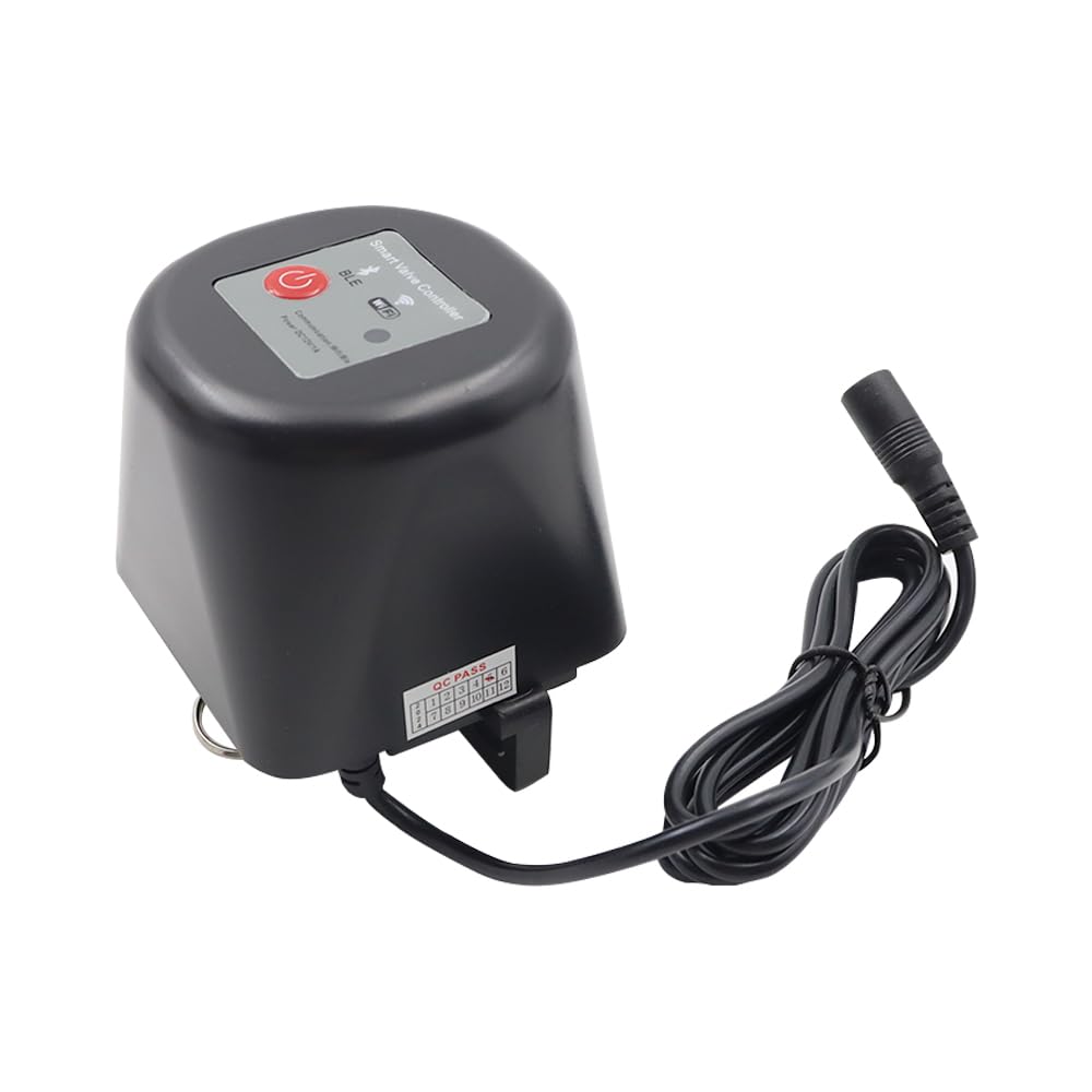 POFET Valve d'eau Intelligente, minuterie d'eau WiFi, Prise en Charge de la télécommande du téléphone Portable, Compatible avec Smart Life, Support Tuya, Assistant Vocal