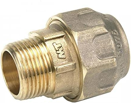 RIEGOPRO Enlace Rosca Macho Fabricado en Latón. Utilizado Como Accesorios para Tuberías de Riego de Polietileno. Disponible en 20mm, 25mm, 32mm, 40mm, 50mm y 63mm (20mm x 1/2')