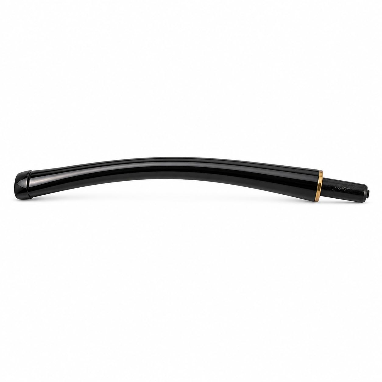 Dr. Watson - Mouthpiece Stem Replacement for Churchwarden Tobacco Pipe, Acrylic (Bent)