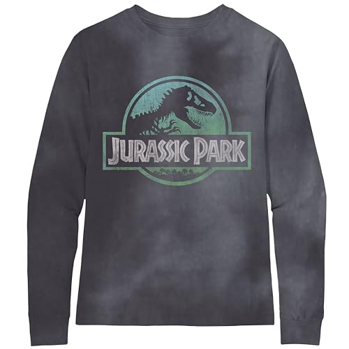 Jurassic Park Boys Jurassic World Long Sleeve Crewneck T-Shirt for Little and Big Boys Sizes 4-20