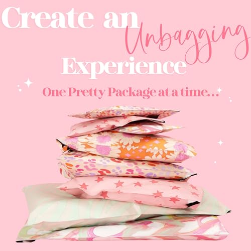 Pretty Package Store 10x13 Designer Poly Mailer 100 Pack Heavy Duty Waterproof Self Seal Shipping Bags for Small Business Large Mailing Envelopes Bulk Tear Resistant Packaging Pink Bows Coquette by Pretty Package Store - Image 6