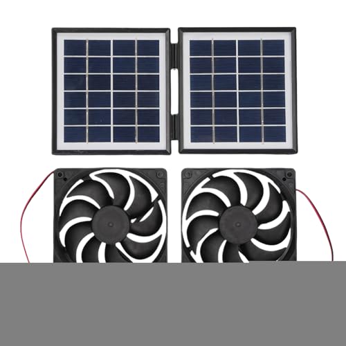 Ventilador solar de ventilación para invernaderos y calor extremo 7