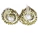 Ghungroo Bells for Indian Classical Dance – 25, 50, 100 Brass Bells – Handmade on Cotton String – Ankle Bells for Kathak, Bharatanatyam, Odissi – for Kids, Adults & Professionals (1 Pair) (50 bells)