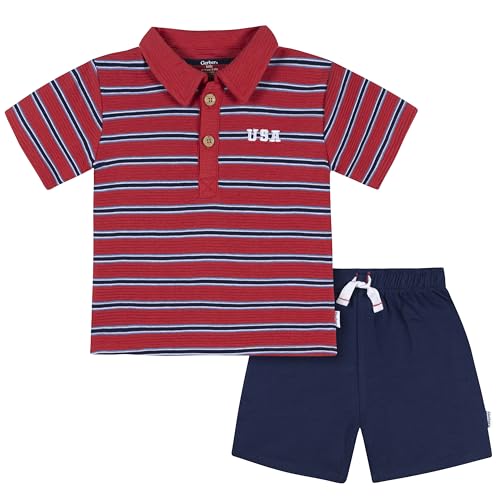 Image of Gerber Baby Boys Shirt and Short Set