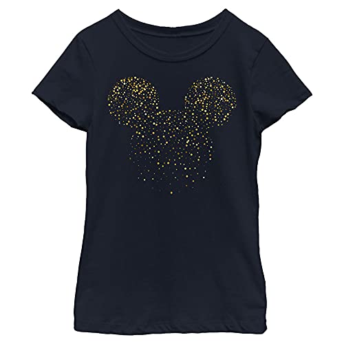 Image of Girl's Mickey & Friends Confetti Mickey Mouse Logo T-Shirt