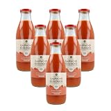PLANETA HUERTO | Pack 6x Gazpacho Tradicional Ecológico 1L – Gazpacho andaluz con AOVE, bajo en calorías y rico en antioxidantes, ideal como bebida refrescante, entrante saludable o tentempié vegano