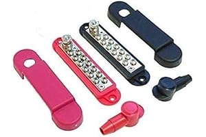 Bay Marine Supply Busbar Pair - #8 Screws & 1/4" Stud