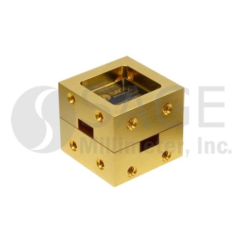 WR28 Waveguide 4Port Crossguide Coupler, 31 GHz to 39 GHz, 40 dB