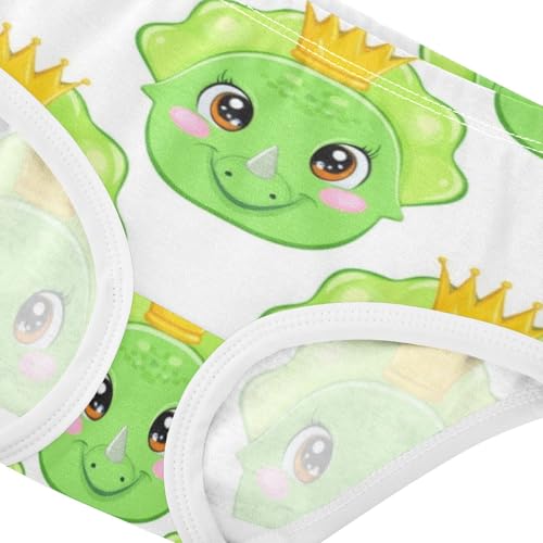 Flower Girls Underwear Toddler 2t Cotton Panties for Girl Cute Cartoon Dinosaurs Eyes Briefs Kids Undies4