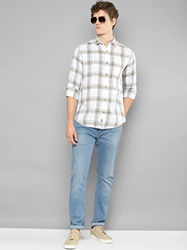 Image of Allen Cooper Checks Shirts for Men - 100% Cotton Comfort Fit Casual and Formal Shirt - Breathable, Soft, Classic Style (Multiple Colors)