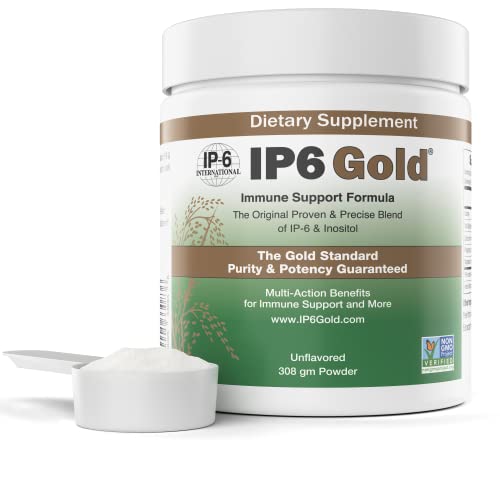 IP6 Gold Devicare Powder with Myo-Inositol - 308 g Unflavored - IP6 Supplement (Inositol Hexaphosphate) - Non-GMO - Vegan - Gluten Free - Antioxidant Formula - Made in USA
