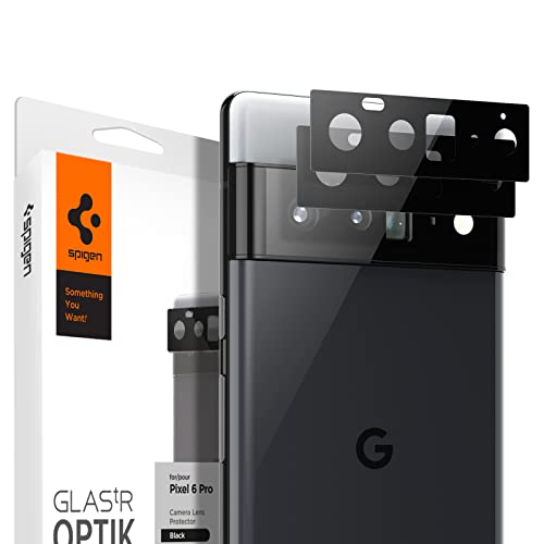 Spigen Glas tR Optik Google Pixel 6 Pro 用 カメラフィルム 保護 Pixel6pro 対応 カメラ レンズ 2枚入