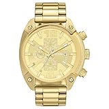 Diesel Men's DZ4299 Overflow Gold-Tone Stainless Steel Watch