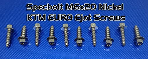 Specbolt Fasteners Nickel Wurks Bolt Kit for KTM and Other Euro Motorcycles and Off-Road Dirt Bikes