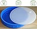 Leak Proof Platinum Silicone Sealing Lid Inserts/Liners for Mason Jars (10 Pack, Wide Mouth)