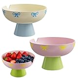 duisoad 2 Piezas Cesta de Frutas para Encimera de Cocina, Cesta de Frutas para Cocina, Mesa de Comedor, Hoteles, Bodas, Fiestas, Desmontable y Filtrante para Agua