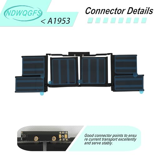 Image of A1953 A1990 Battery for MacBook Pro 15 Inch (Mid 2018 2019) Laptop Battery Replacement Model A1953 Battery EMC 3215 3359 MV902LL /A, MV932LL /A, MR962LL /A