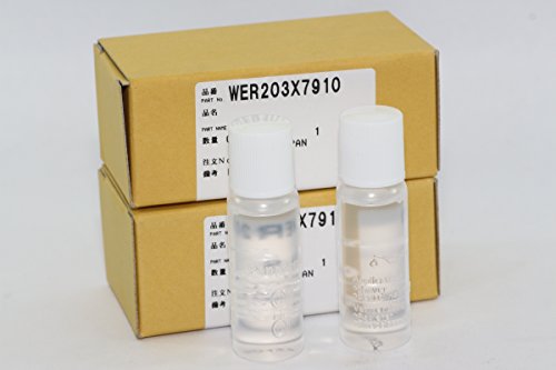 Panasonic WER203X7910 Lot de 2 huiles lubrifiantes pour tondeuse à cheveux authentiques ERGP80