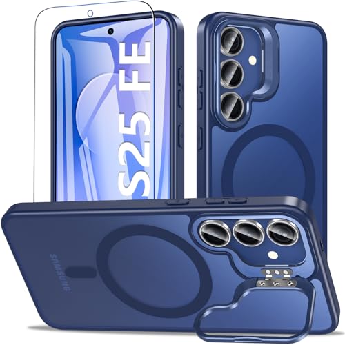 Coque Samsung S25 FE MagSafe Bleue idéale pour les déplacements