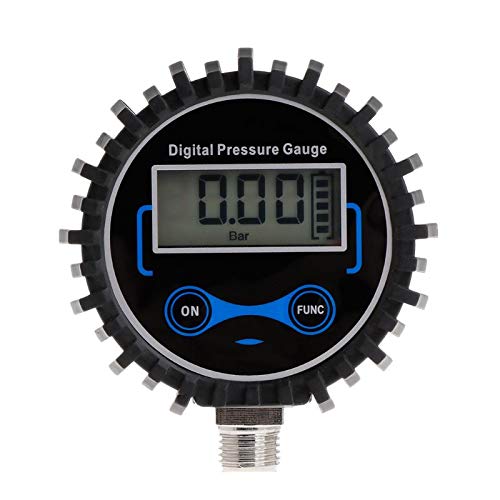 AGAATI Manómetro Digital para neumáticos, medidor de PSI de Aire, Monitor de presión de neumáticos para Coche y Motocicleta, Instrumentos y aparatos