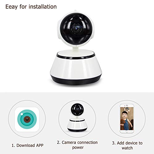 KKcare Câmera de vídeo doméstica 720P HD WiFi controle de aplicativo sem fio IR Night Vision Camcord