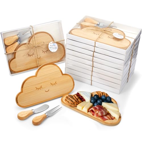 Set de 24 Mini Tablas de Cortar en Forma de Nube para Baby Shower miniatura 1