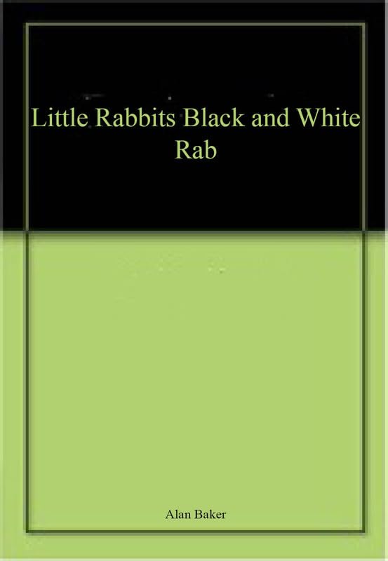 Little Rabbits Black and White Rab