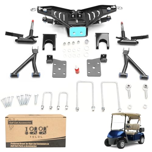 10L0L Golf Cart 6 inch Heavy Duty A Arm Lift Kit for EZGO RXV 2008-2013 Electric Cart
