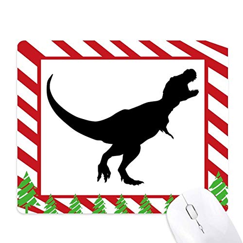 Tapis de souris dinosaures fossiles os noirs cadeau original canne de Noël