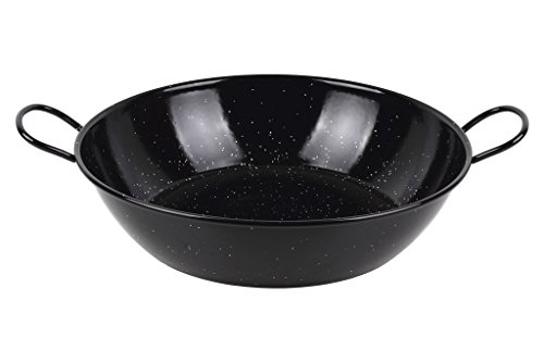 Otros - Sarten Honda Esmaltada Casas Ø360 Mm En Oferta Cofan Sartén Honda Esmaltada | Con 2 Asas | Formato Tradicional | Resistente Al Óxido