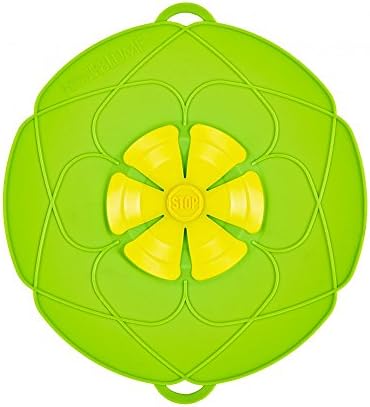 Kochblume Flower Lid M, Silicone, Green, 29 cm