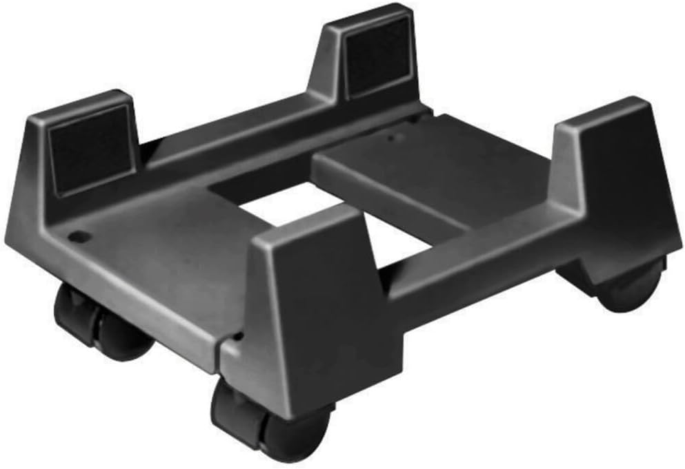 DAC MP-63-BLK Mobile CPU Tower Stand, Black