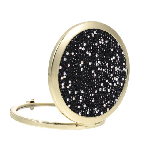 Espejo doble plegable de maquillaje portátil para viaje