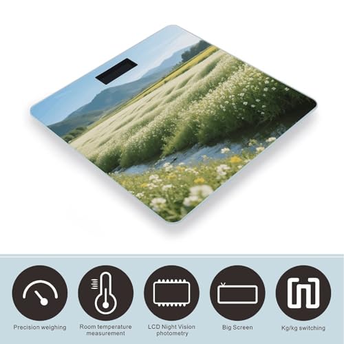 Báscula Digital de Baño VstaDank con Pantalla LCD y Vidrio Templado miniatura 3