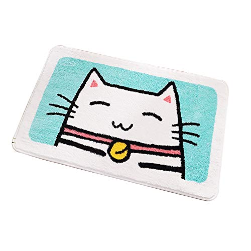 Tapis de bain antidérapant absorbant et lavable en machine pour chambre et cuisine