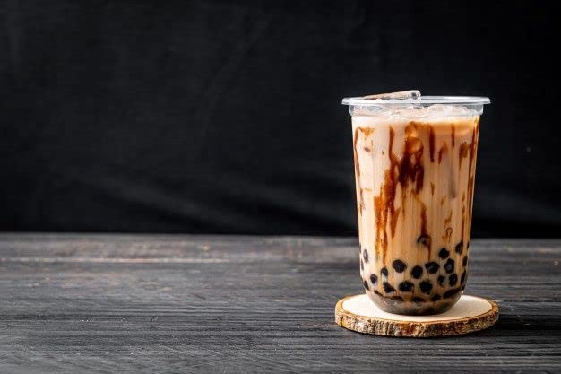 Image of Food Theory Chocolate Boba Pearls /Tapioca Pearls /Bubble Tea Chewy Pearls /Chocolate Bubble Tea,500 Grams