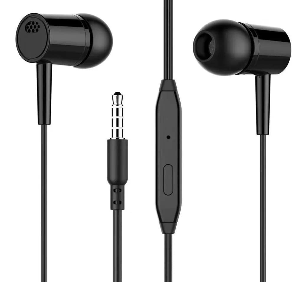 EKAM GLOBAL Wired Earphone with Mic (in Ear, Black) (B0DH22HWHK) Amazon Price History, Amazon Price Tracker