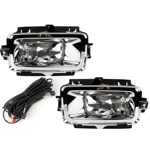 faros antiniebla Compatible Con Chevrolet Para Silverado 1500 2014-2015 Luz Señalización Conjunto Lámpara Conducción Parachoques Delantero Luz Antiniebla Con Cableado Interruptor