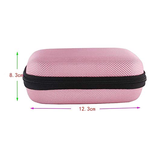 Werjia Hard Carrying Case Compatible With Korg Tm60Bk/Tm-50 Tuner Metronome,Kliq Metropitch - Metronome Tuner (Pink) #TOP3