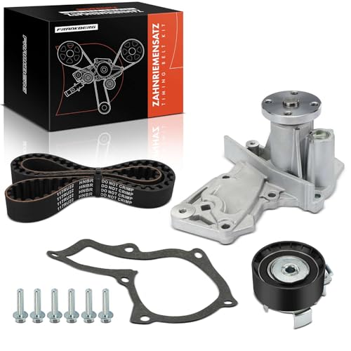 Frankberg 1x Timing Belt Repair Kit Compatible with Focus C-Max DM2 Focus II DA DP HCP Focus II Box/Estate Focus II Saloon DB DH FCH Focus II Turnier DA DS FFS Fiesta V JD JH