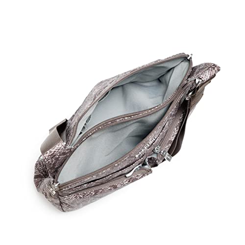 Image of Baggallini Crossbody Travel Bag 11x8.5 Lightweight Water-resistant Nylon Handbag