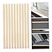 PartyKindom 10pcs Versatile Window Trim Molding Strip Wooden Triangle Edge Pressing for Decorative Window Painting Staining Ready