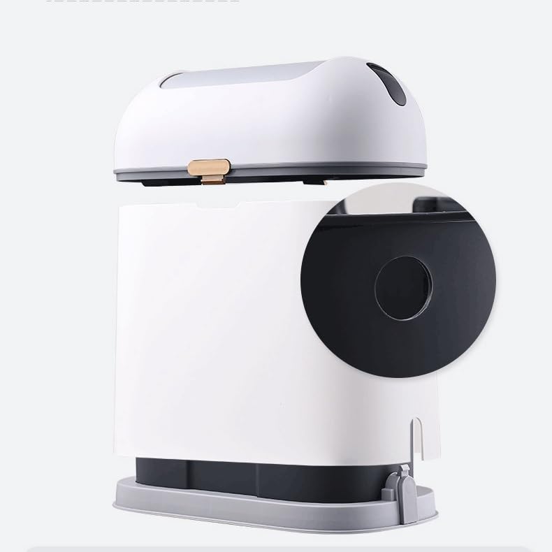 Cubo de basura inteligente con sensor para eliminar malos olores en el baño 6