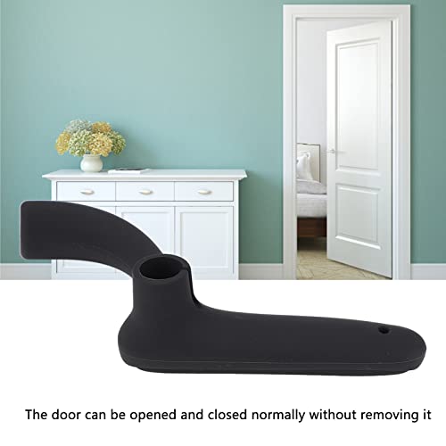 Capa de maçaneta de porta de silicone, equipamento de proteção de aperto à mão, capa de trava de por